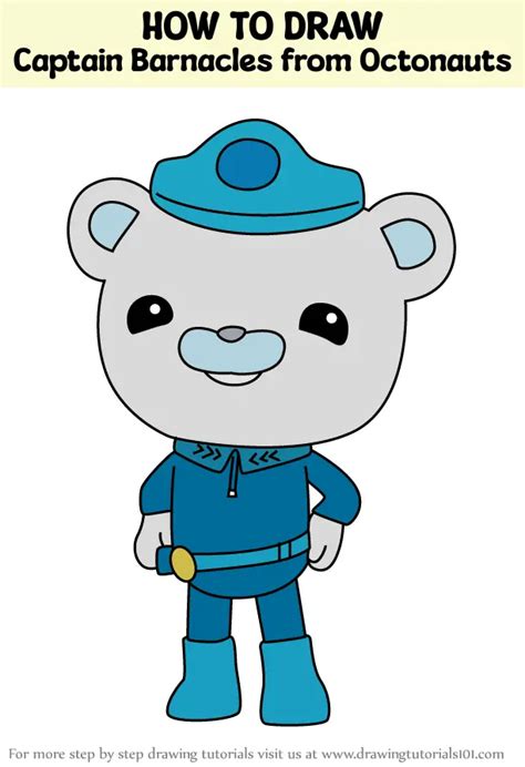 How to Draw Captain Barnacles from Octonauts (Octonauts) Step by Step ...