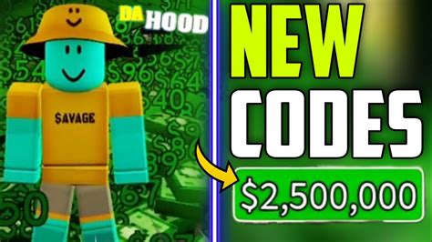 Update All New Da Hood Working Codes 2023 Da Hood Roblox Codes