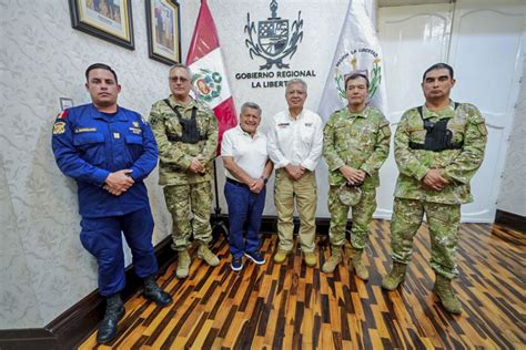 Trujillo Mindef y Gore Regional evalúan acciones y estrategias en el