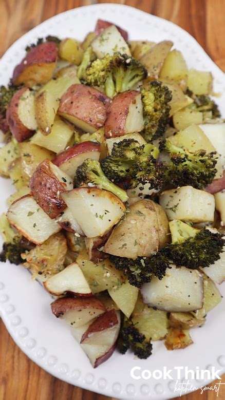 Easy Roasted Potatoes And Broccoli CookThink