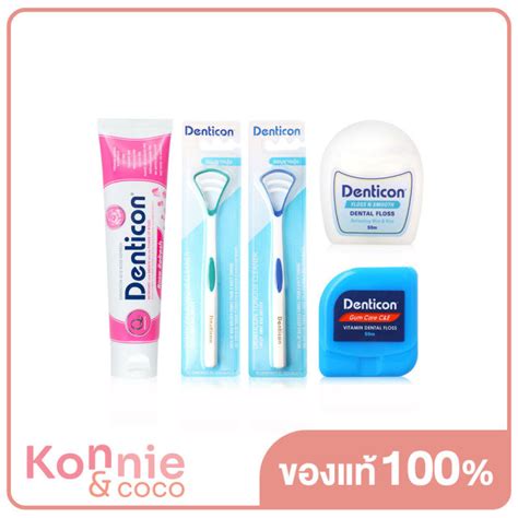 Denticon Set Items Q Rose Refresh Toothpaste G Tongue Cleaner