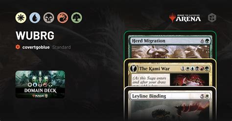 Standard Wubrg Deck By Covertgoblue Mtg Arena Decks