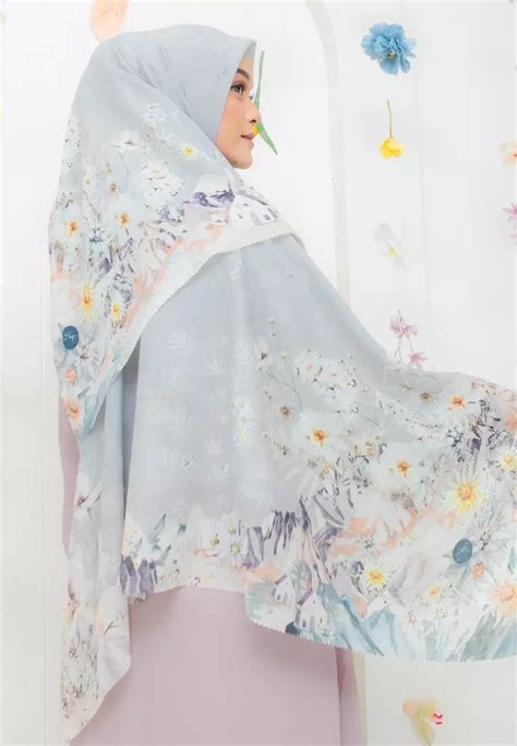 Jual Hijab Wanita Cantik Hijab Wanita Cantik Segiempat Edelweis