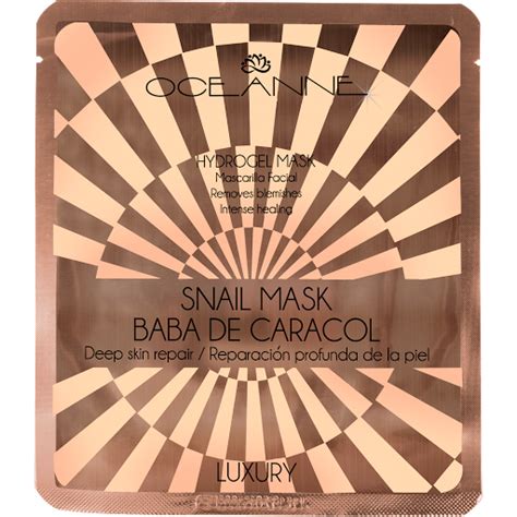 Mascarilla Facial Velo Oceanne Hidrogel Baba De Caracol X 1 Und