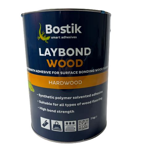 Bostik Laybond Wood Floor Adhesive Hardwood Real Wood Flooring Glue 7kg