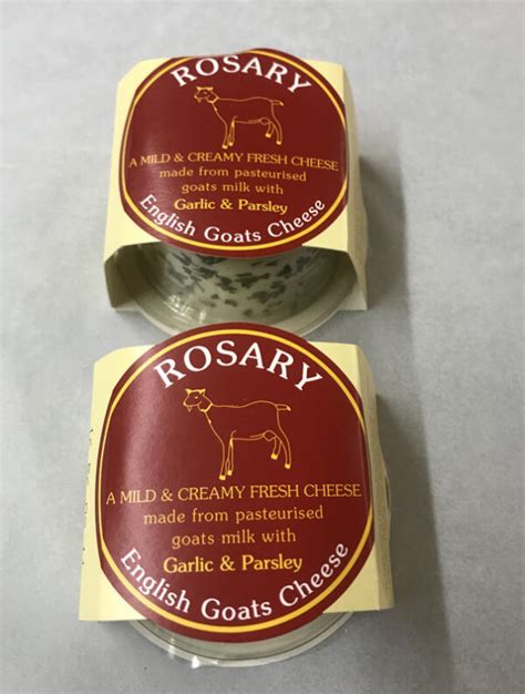 Rosary Goats Cheese With Garlic And Parsley 100g Marks Cheese Counter