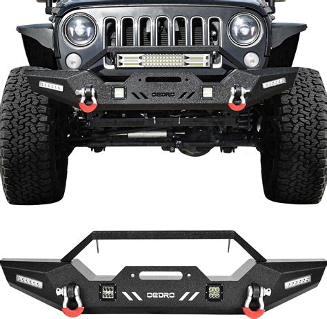 Amazon Kybolt Front Bumper Compatible With Jeep Wrangler