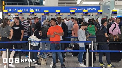 Heathrow And Gatwick Passengers Hit With More Delays Bbc News