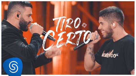 Zé Felipe part Gusttavo Lima Tiro Certo Clipe Oficial Realtime