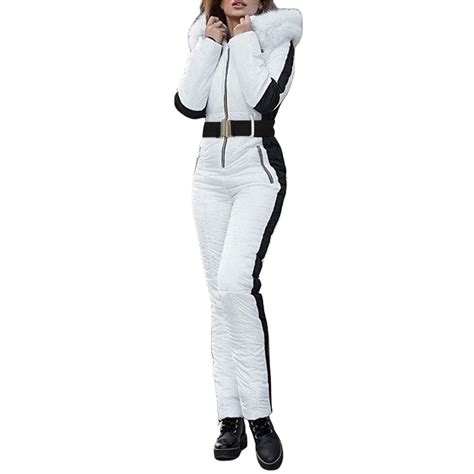 Baqcunre ski jacket women Women's One Piece Ski Suits Onesie Waterproof