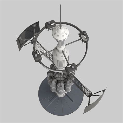 Space Station 3D Model $19 - .3ds .max .fbx .obj - Free3D