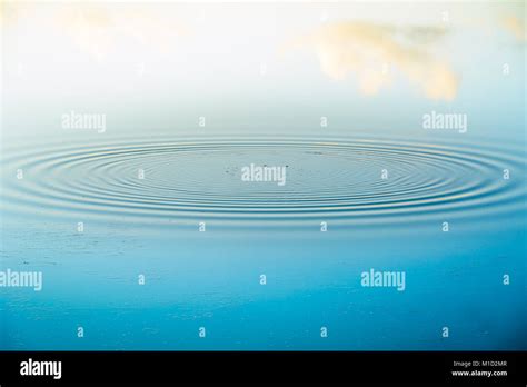 Ripples In Pond Stock Photo Alamy