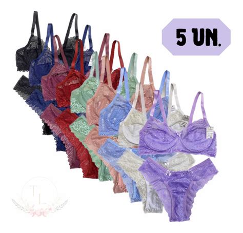 Conjunto Lingerie Kit C Conjunto Lingerie Sexy Atacado Mercadolivre