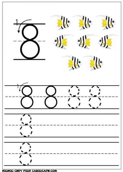 10 FICHES MATERNELLES POUR APPRENDRE À ÉCRIRE LES CHIFFRES caboucadin