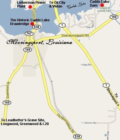 Caddo Lake Trail Map