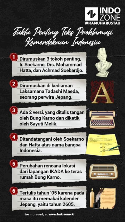 Infografis Kemerdekaan Indonesia