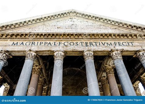 The Pantheon Of Marcus Agrippa In Rome Stock Photo Image Of Italy