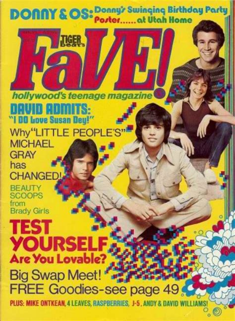 Pin By Brenda Thensted On Fave Magazine Covers Osmond Teen Magazine Donny Osmond