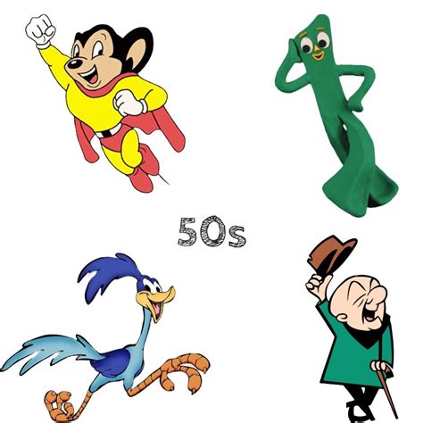 1950 Cartoon Characters