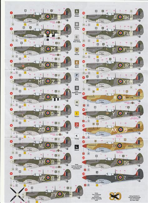 Dk Decals Scale Spitfire Mk Ix Aces Review By Ed Russell And Phill