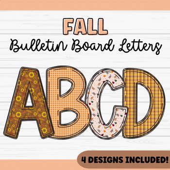 Fall Classroom Bulletin Board Letters By Rawan Abdalla Tpt