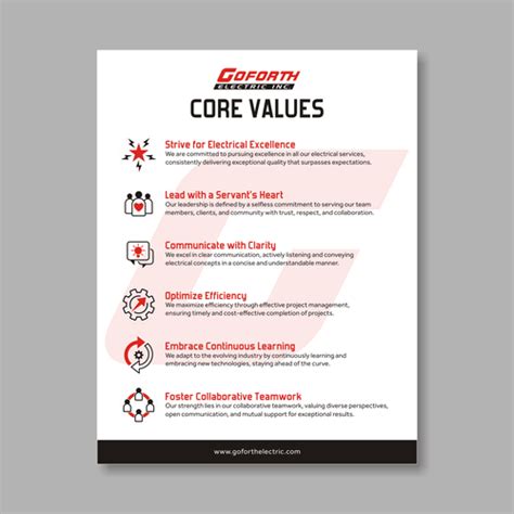 Designs | Core Values Poster | Illustration or graphics contest