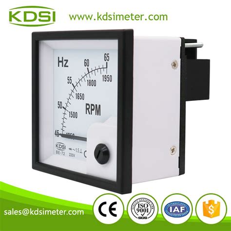 Safe To Operate Be 72 45 65hzrpm 220v Analog Panel Frequency Rpm Meter Buy Frequency Rpm