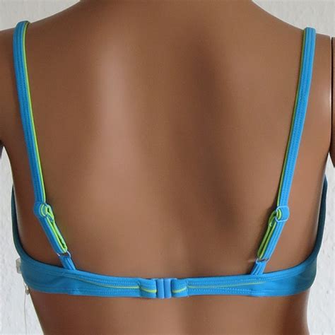 Bademode Skiny New Contrast Basic Bikini B Gel Bh Gr C Blau Dessous