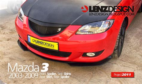 Mazda 3 Bk Lenzdesign Bodykit And Spoilers 2003 2004 2005 2006 2007 2008 2009