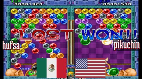 Ft10 Pbobblen Hufsa Mx Vs Pikuchin Us Puzzle Bobble Fightcade Jan 20 Youtube