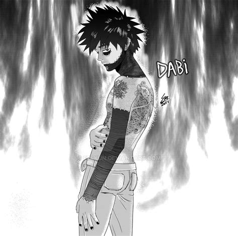 Shirtless Dabi By Ep4kun On Deviantart