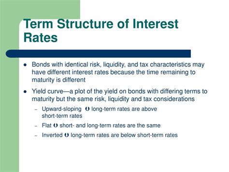 Ppt The Risk And Term Structure Of Interest Rates Powerpoint Presentation Id276884