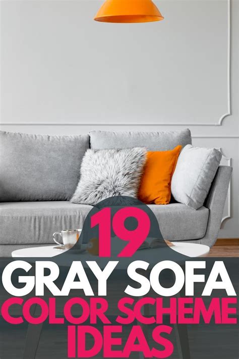 19 Gray Sofa Color Scheme Ideas