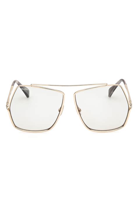 Max Mara 64mm Geometric Sunglasses Nordstrom