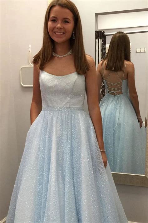 2020 Sparkly Long Prom Dresses 8th Graduation Dress School Dance Winter