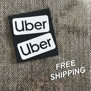 Set of 2 Uber Decal, Uber Logo Decal, Ride Share Decals, Lyft Decals ...