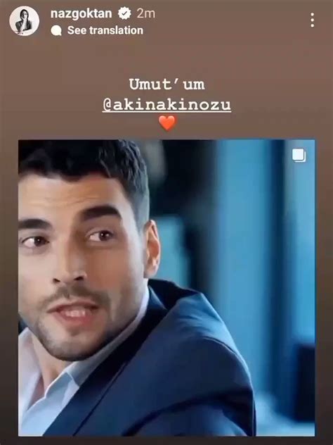 Akın Akınözü Etkinlik on Twitter Naz Göktan instagram hesabında