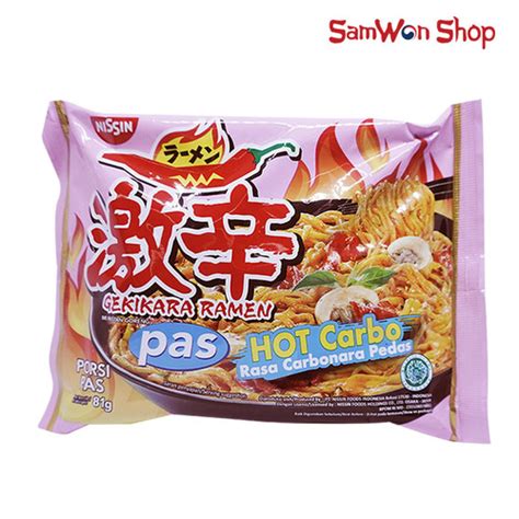 Jual Gekikara Ramen Pas Hot Carbonara Gram Nissin Mie Goreng