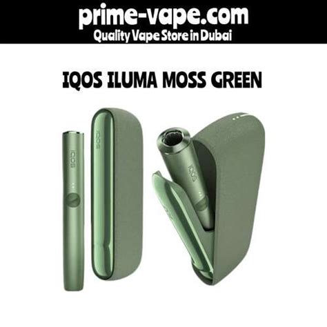 Iqos Iluma Moss Green Kit Terea UAE Quality Vape Store In Dubai