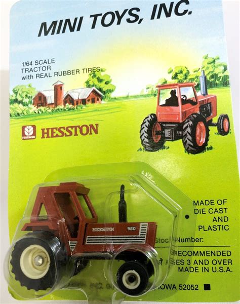 Hesston Wd Tractor Mini Toys Agfarmtoys