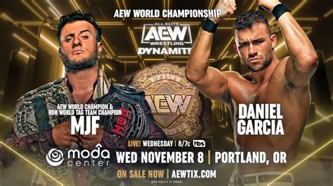 Aew Daniel Garcia Vince A Rampage E Sfida Mjf Aew Championship In