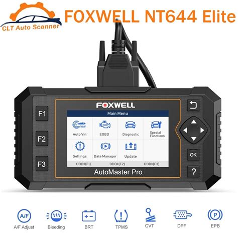 Foxwell Nt Elite Scanner Tools Obd Car Diagnostic Scanner Eobd Obd