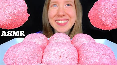 Asmr Marshmallow Snoballs Mukbang No Talking Eating Sounds Youtube