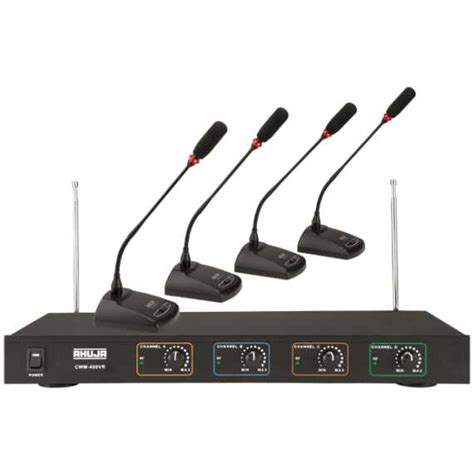 Ahuja AWM 495VHL Microphones Dual Pa Vhf Wireless Microphones