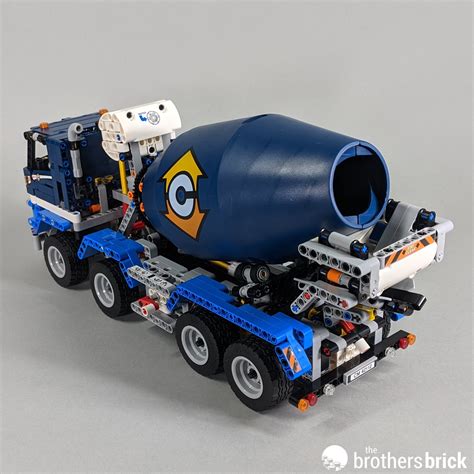 Lego Technic Concrete Mixer Turck Review The Brothers Brick