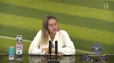 PRESS CONFERENCE: M. Kostyuk; Wimbledon 1R Win | Tennis.com