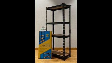 Boltless Rivet Shelving Installation Assembly Video Made In India