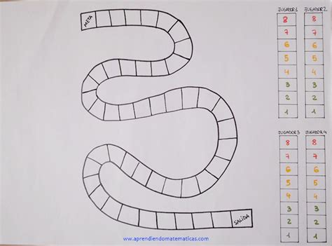 Juego De Mesa Para Practicar Las Tablas De Multiplicar Instrucciones Am