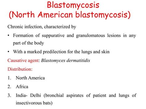 Systemic Mycosis Ppt