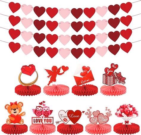 Katchon Valentines Centerpieces For Tables Large Pack